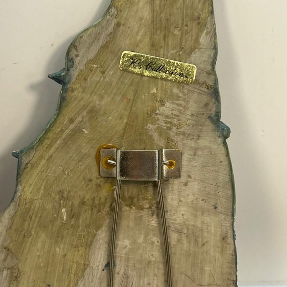 Vintage K's Collection Lighthouse Wall Hanging with Detailed Seaside Scene - Picture 3 of 3